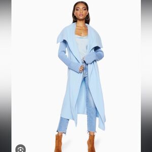 NWT Ramy Brook Davis Wrap Vest Jacket in Twilight Medium Revolve